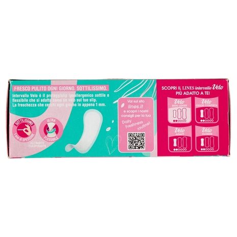 Lines intervallo Velo Skin Lover proteggislip Regular 42 pz